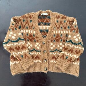 Zara crop sweater